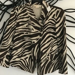Michael Kors Animal Print Blazer
